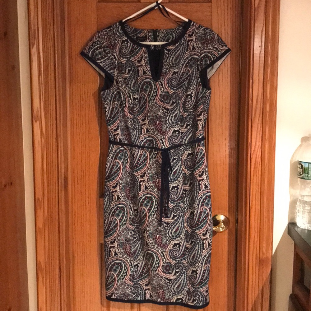 Talbots- printed dress